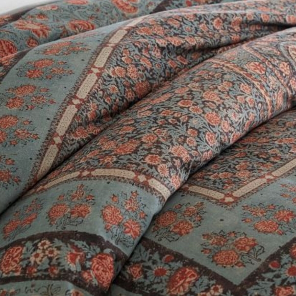 Pottery Barn RARE Thaila King Duvet Cover & 2 Standard Shams Multi Colored - Picture 1 of 15